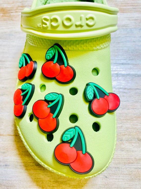 Shoe Charms | Cherry Set | 12 Piece Set | 6 Piece Option | 1 Piece