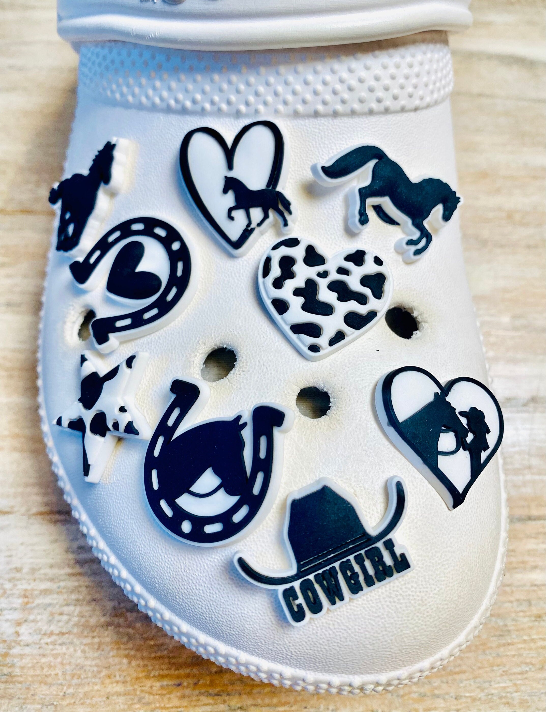 Shoe Charms | Cowgirl Set | 9 Piece Option | 1 Piece Option