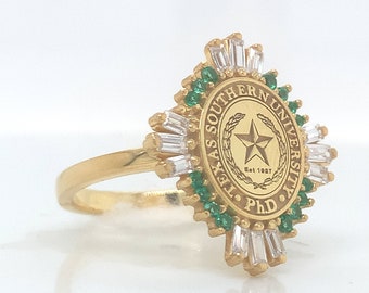 College Ring, University Ring, Graduation Gift, Graduation Ring, Woman Ring, Class Ring, College Class Ring, School Ring, High School Ring