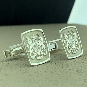 Coat of Arms Cufflinks, Family Crest Cufflinks, Custom Signet Cufllinks, Crest Cufflinks, Family Crest Cufflinks, Valentine Gift