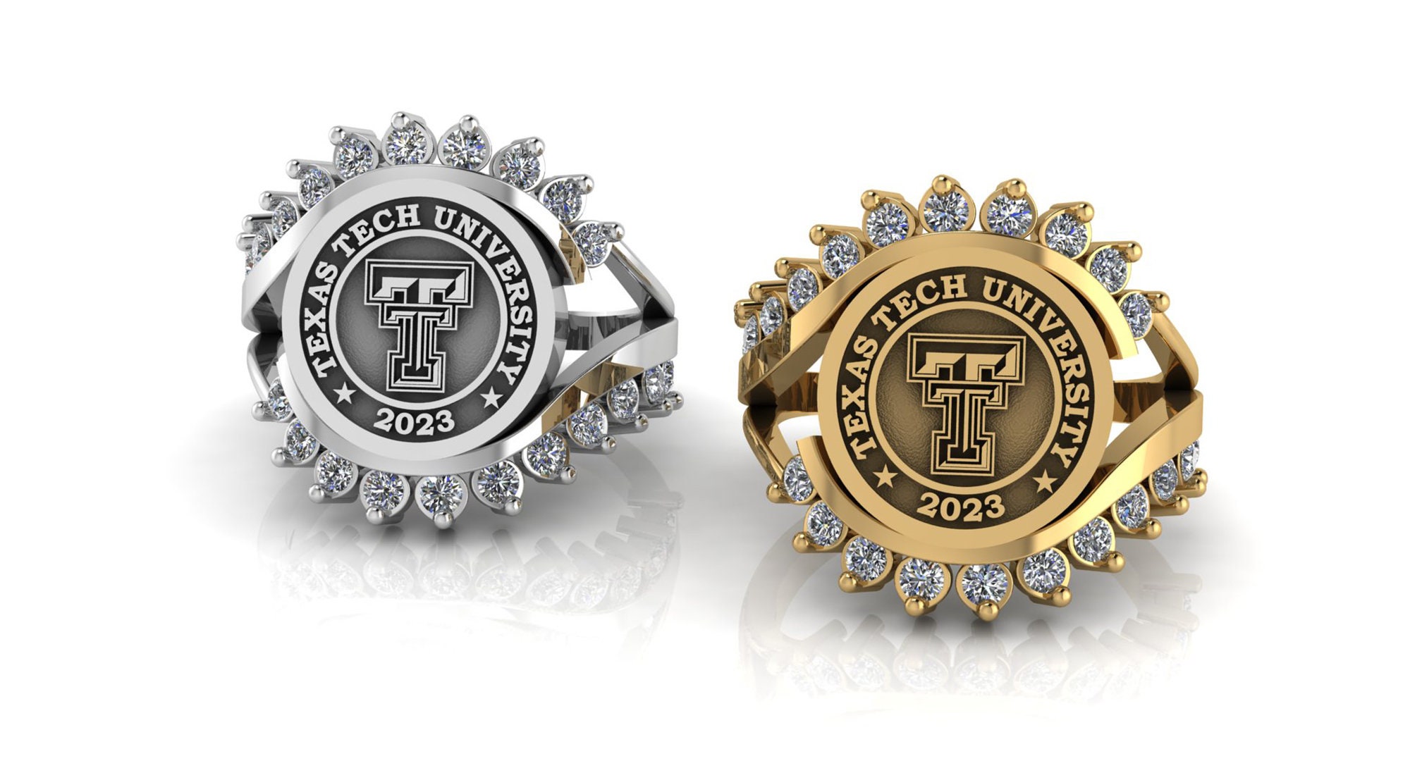 Humber Graduation Rings Graduation Ring Gift – Custom College Class Ring With Stones ...