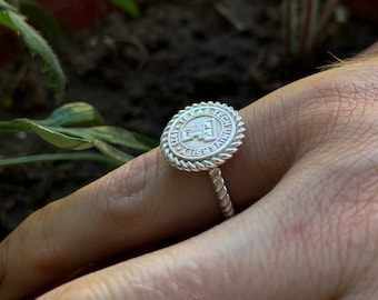 University Ring, Graduation Gift, Class Rings, Senior Class Ring, College Class Ring, School Ring, Ring for Woman, Valentine's Day Gift