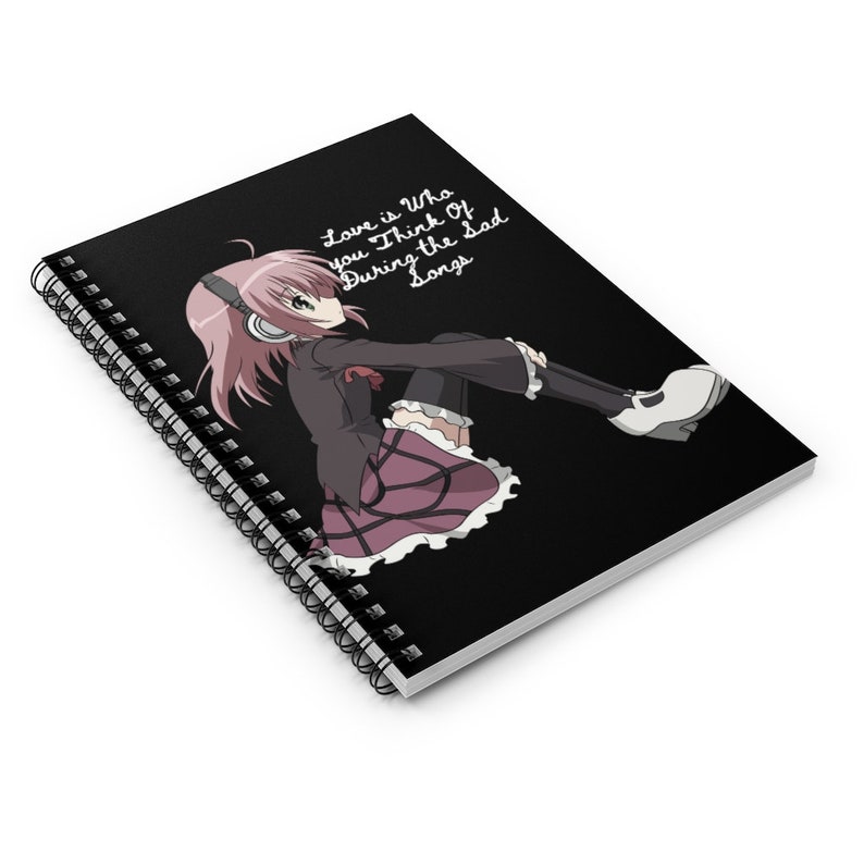 Anime Notebook Anime Girl Kawaii Notebook Spiral Notebook Etsy UK