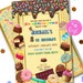 Candy Party Invitation Template | EDITABLE FILE | Instant Download ...
