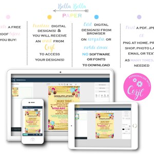 Candy Party Invitation Template | EDITABLE FILE | Instant Download ...