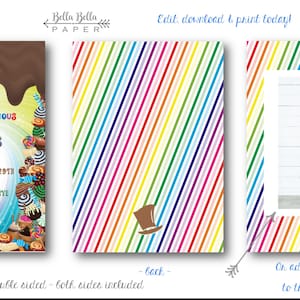 Candy Party Invitation Template | EDITABLE FILE | Instant Download ...