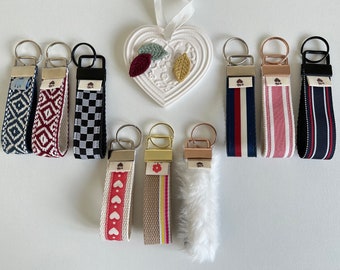 Porte-clefs, porte-clé, porte clé homme, porte-clés coton, dragonne, accessoire clefs, accessoire sac à main, petit cadeau, idée cadeau