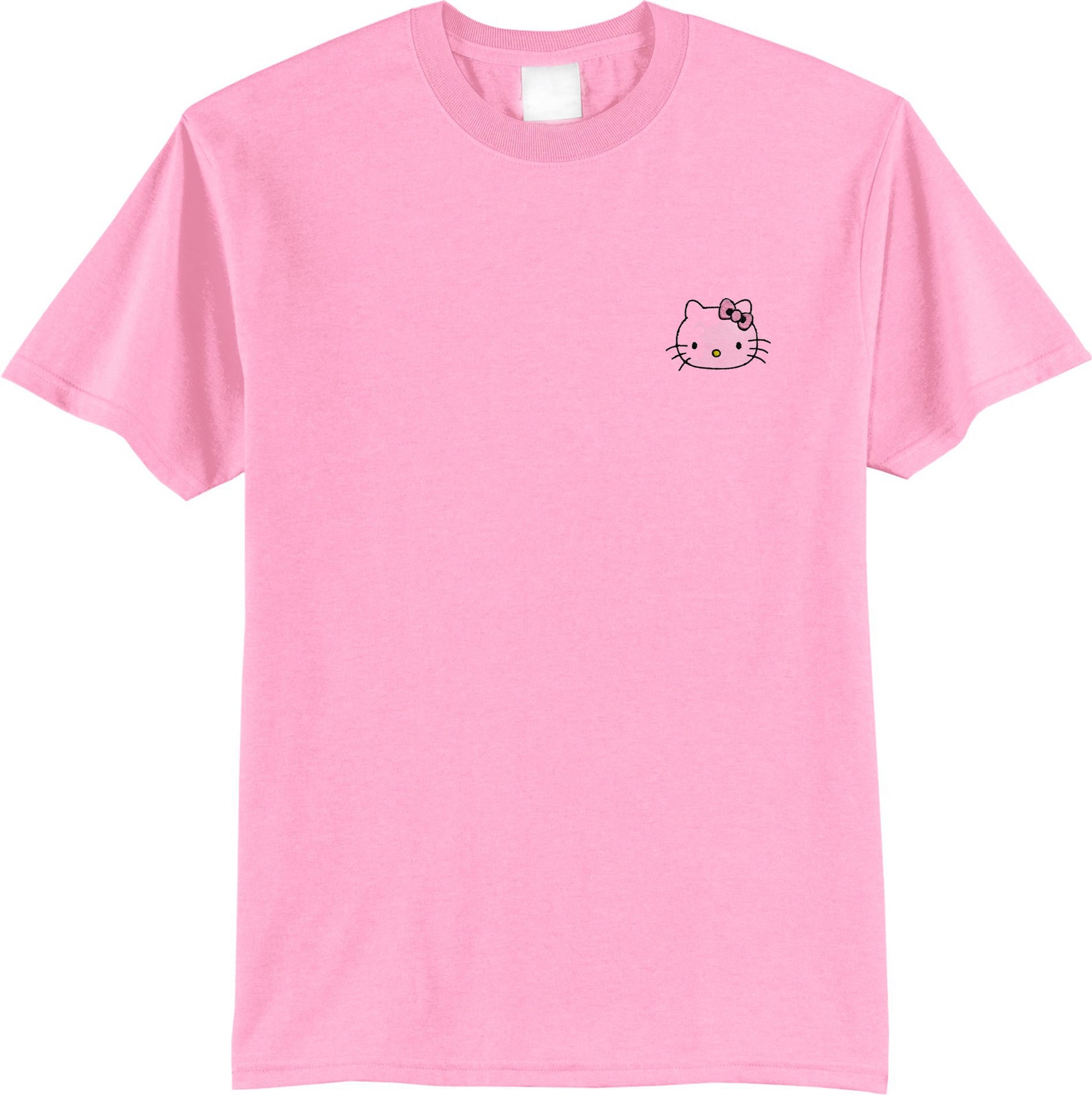 Hello Kitty Embroidered Adult UNISEX Tshirt Women Tshirt Etsy