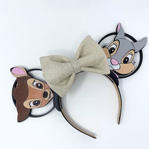 A Fawn and a Bunny 3D Printed Mouse Ears