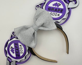 Grape Soda Pin 3D Printed Mouse Ears