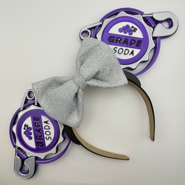 Grape Soda Pin 3D Printed Mouse Ears