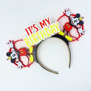 It's My Birthday 3D Printed Celebration Mouse Ears