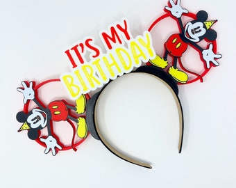 It's My Birthday 3D Printed Celebration Mouse Ears