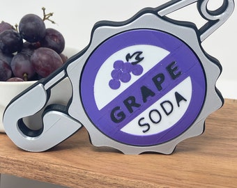 Grape Soda Pin 3D Printed Home Decor Trinket