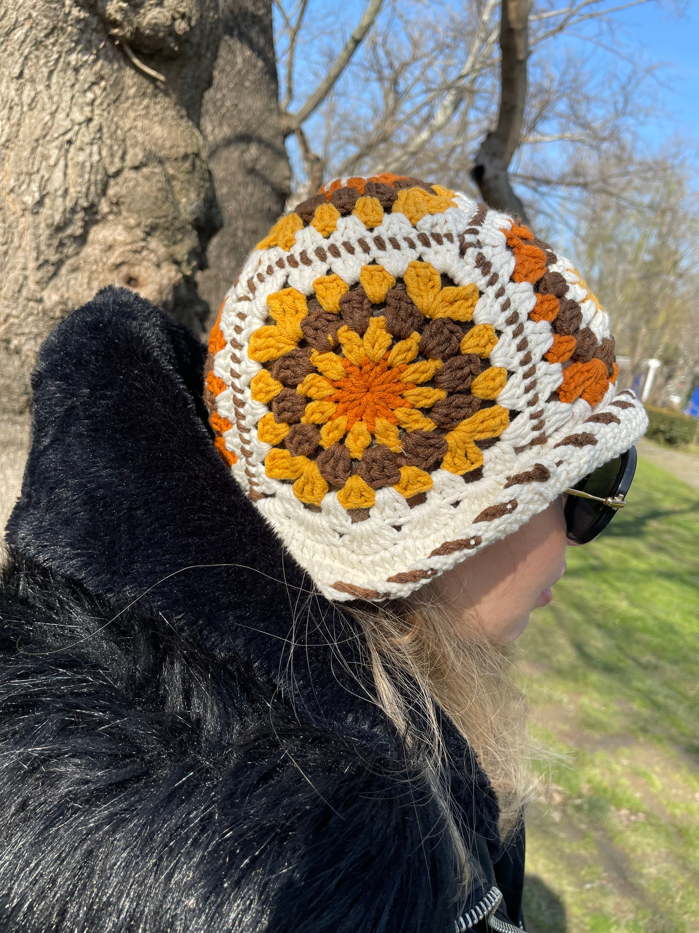 帽子 sol soonerorlaterHand-knitted Bucket Hat 帽子 sol