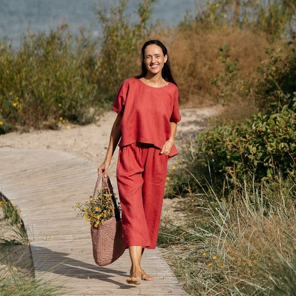 Linen Top - Etsy