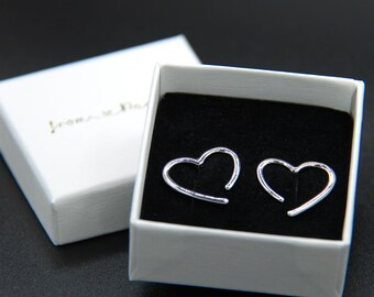 Valentine's Day Earrings, Heart shaped, Gift for Her