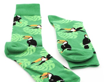 Toucan socks, size US M / EU  39-41