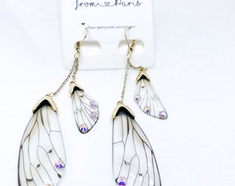 Féérique - Ailes de papillon - boucles d’oreilles