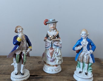 Vintage PORCELAIN Figurines, Made in Occupied Japan