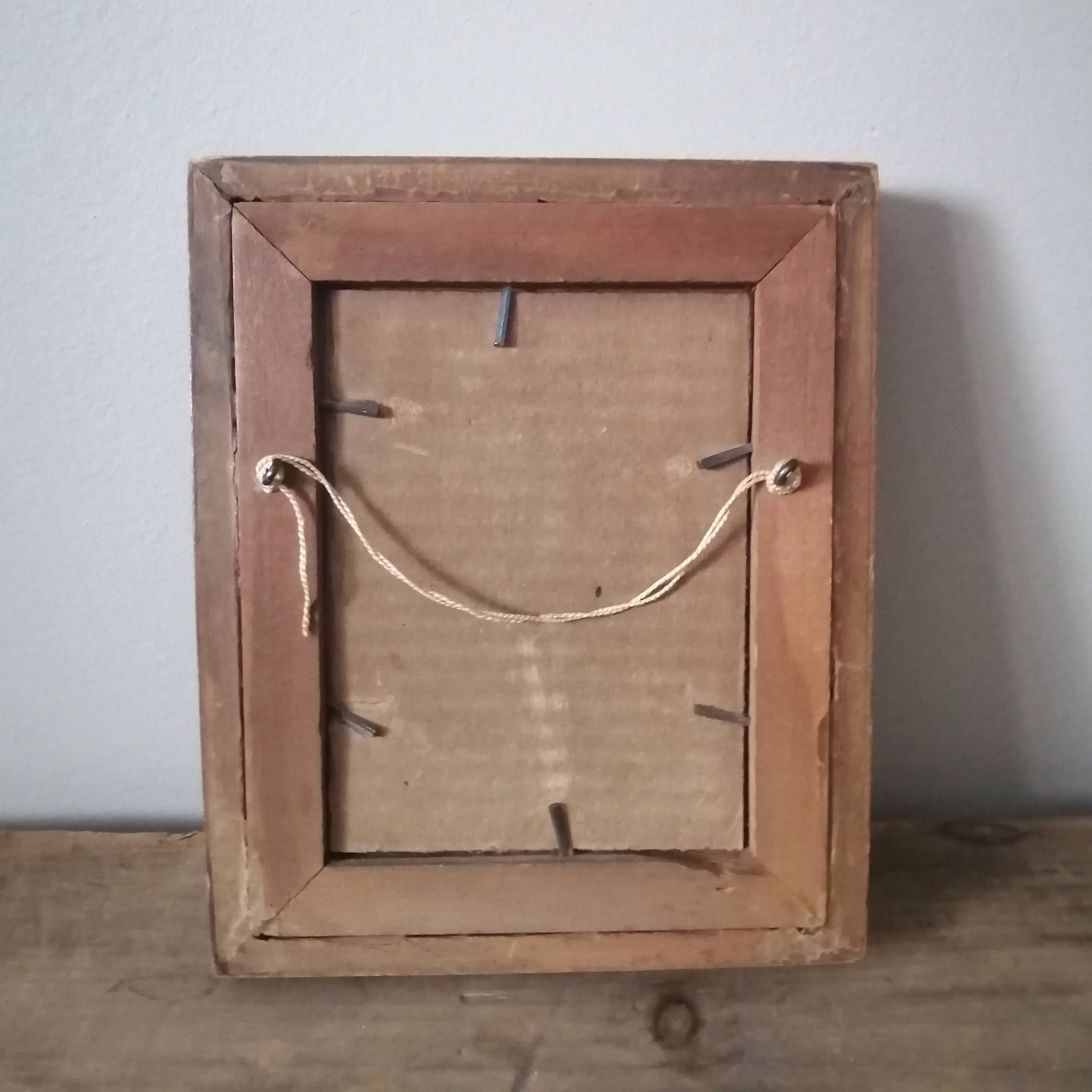 Lovely VINTAGE Framed FLORAL ART 5 3/4 X 7 Vase Etsy