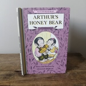 Vintage I CAN READ BOOK, &#39;Arthur&#39;s Honey Bear&#39;, Hardcover By Lillian Hoban, © 1974