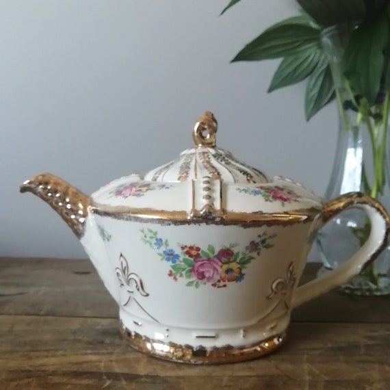 Victorian Style TEAPOT John Maddock & Sons IVORYWARE England Etsy