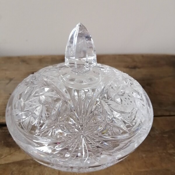 Crystal Candy Dish Etsy