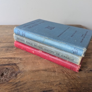 Ontario Primary School Books from the 1920&#39;s, *Set of Three*