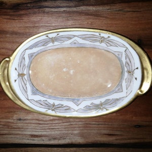 ANTIQUE Nippon HAND-PAINTED, Trinket or Soap Dish with handles, Signed 1916