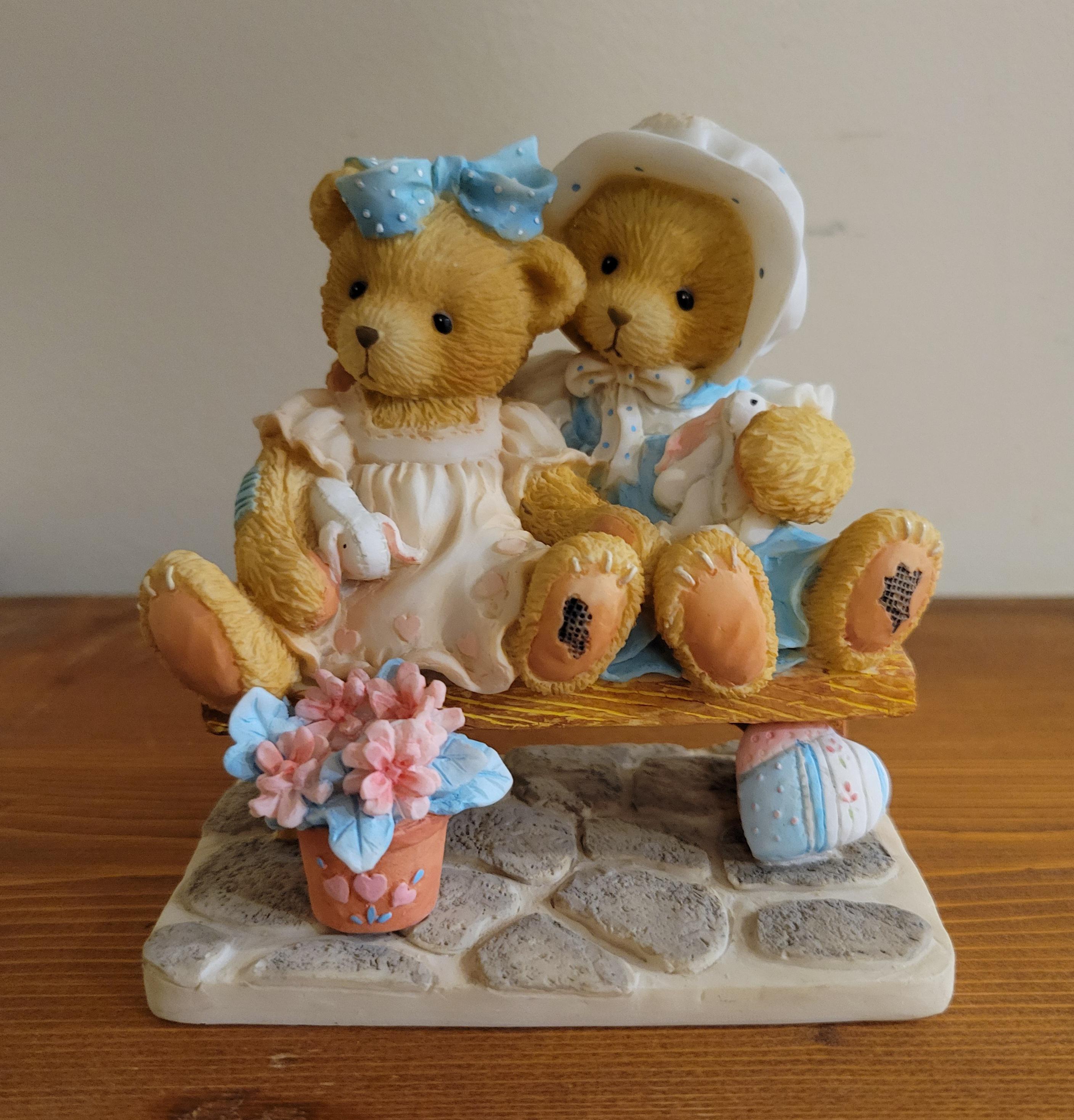 Cherished Teddies Tracie and Nicole 