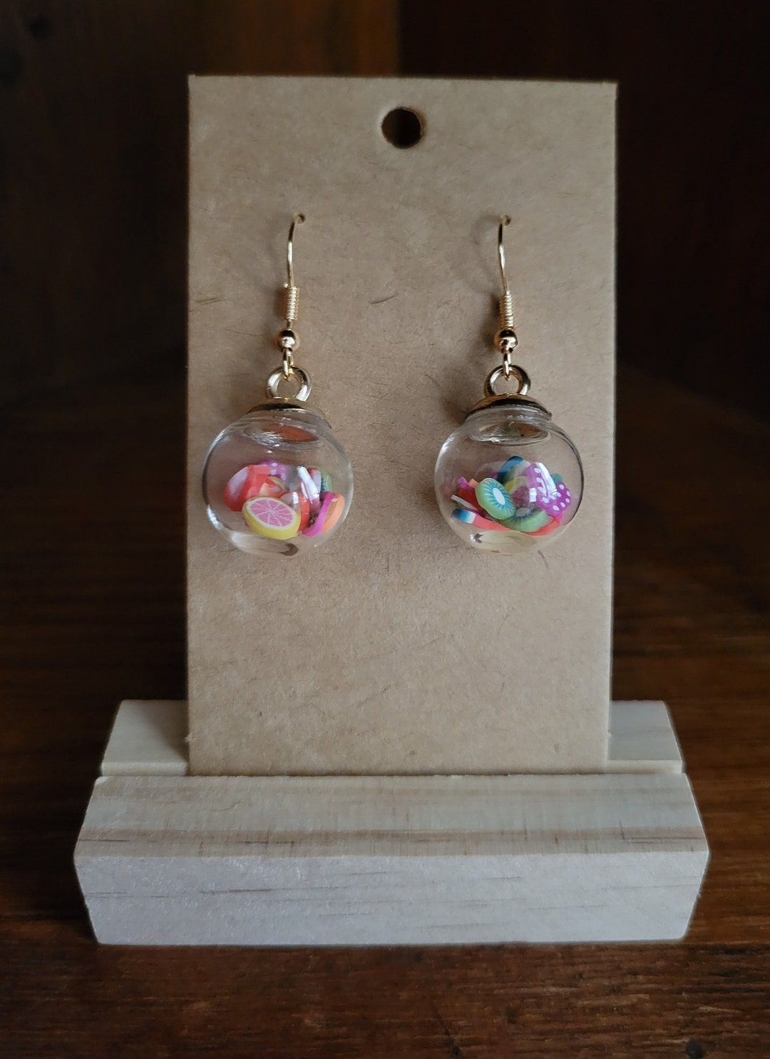 Transparent Candy Crush Earrings main image 0