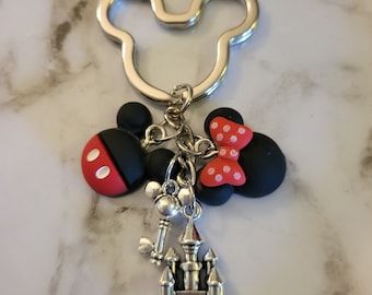 Mickey & Minnie Keychain