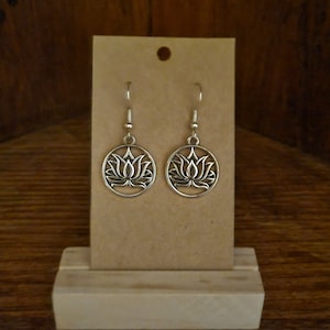Lotus Flower Earrings