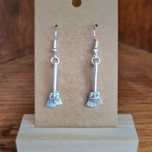 Witch&#39;s Broomstick Earrings
