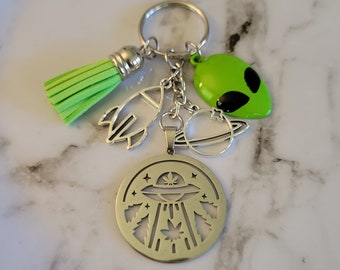 Alien Keychain - Etsy