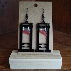 Boucles d'oreilles guillotine