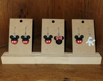 Pendientes de Mickey y Minnie