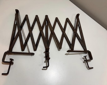 Portaequipajes extensible tipo tijera para coche antiguo, soporte para estribos con abrazadera, accesorio para coche de preguerra, automovilismo vintage