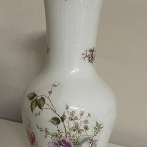 Porcelain Flower Vase Schumann Arzberg Bavaria Germany Mountain Rose