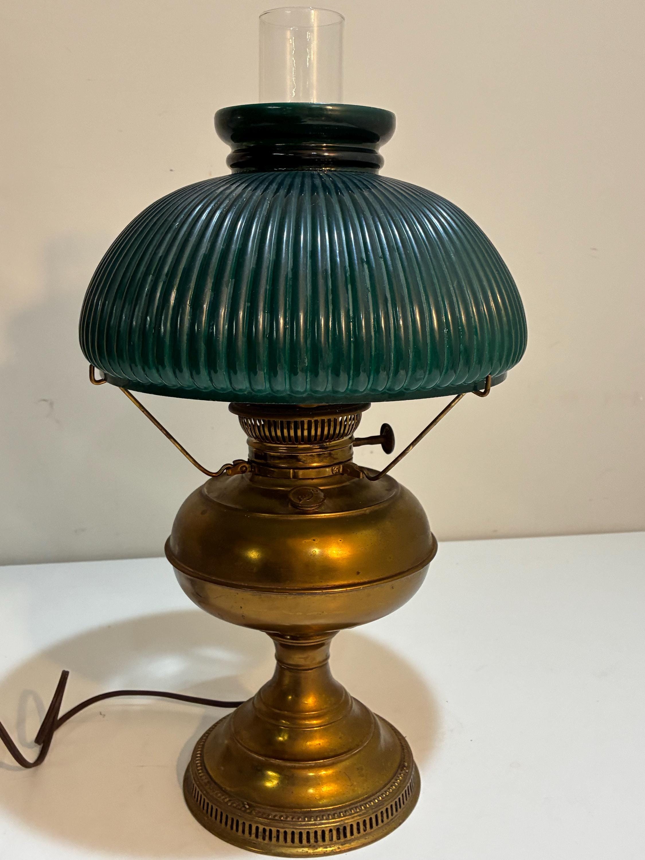Paire De Lampes Carrosse Chandelier Raydyot – Acier Et Verre Biseauté, Patine Ancienne