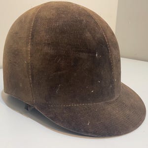 NEVER WORN brown suede riding hat with tags FREE HORSE Suede Western Hat Brown M/L Braided Band 24  main image 2