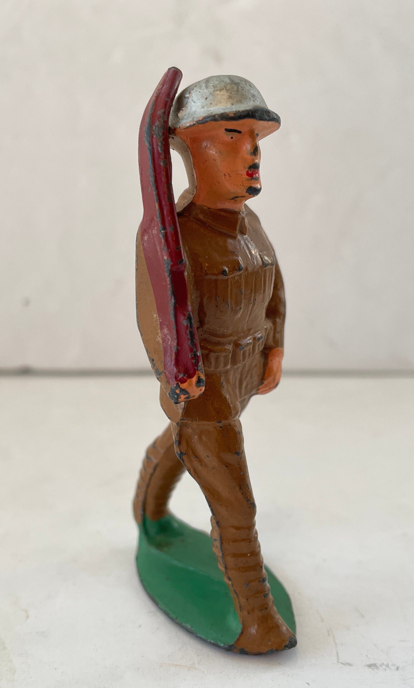 Figurine Plomb WWI Attelage Poilus - Blanchérie Frères ? - Échelle 21mm