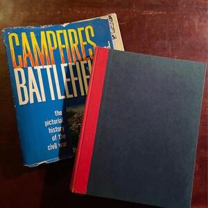 Vintage Civil War PictorialHistory Book by Rossiter Johnson 1967 - Illustrated Campfires & Battlefields