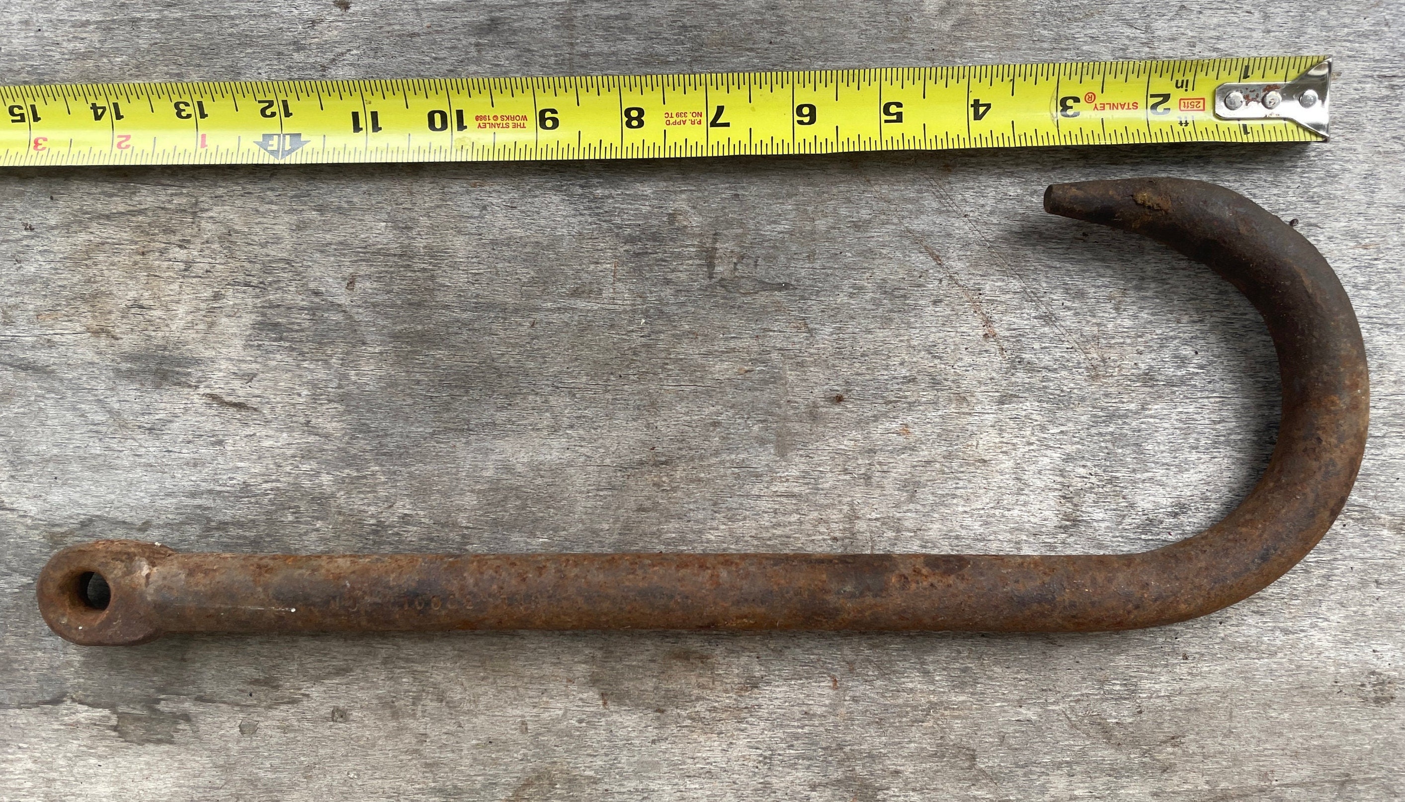 Antique Iron Butcher's Hook Etsy