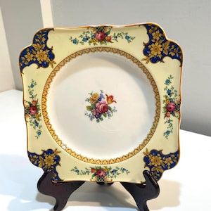 Antique 1920&#39;s Crown Ducal Ware England Westminster Dessert Plate