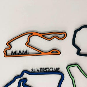 Formula 1, F1 Circuit, Race Track, 3D Wall Art