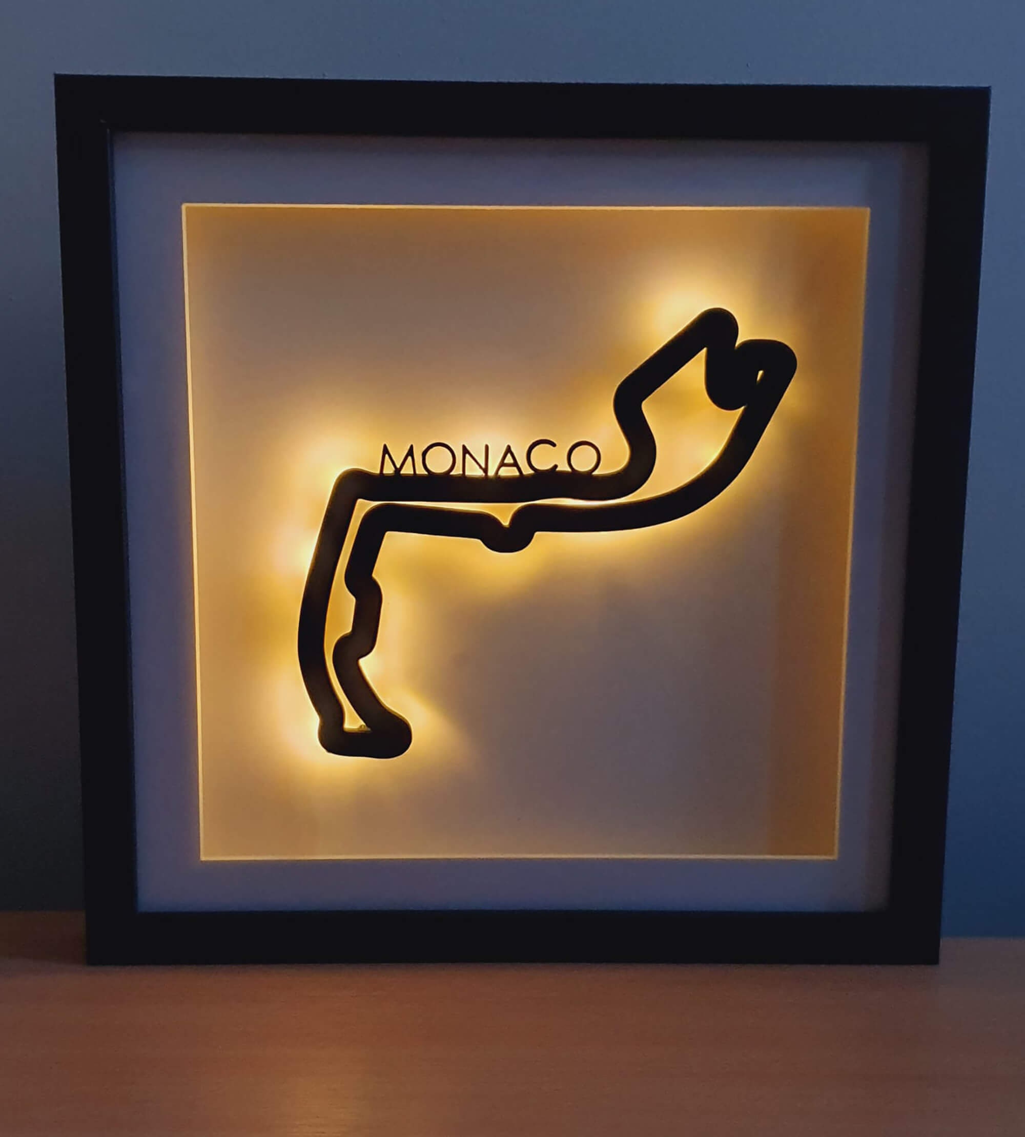 F1 Track F1 Circuit Formula 1 Framed Wall Art LED Etsy UK