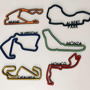 Formula 1, F1 Circuit, Race Track, 3D Wall Art