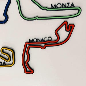 Formula 1, F1 Circuit, Race Track, 3D Wall Art